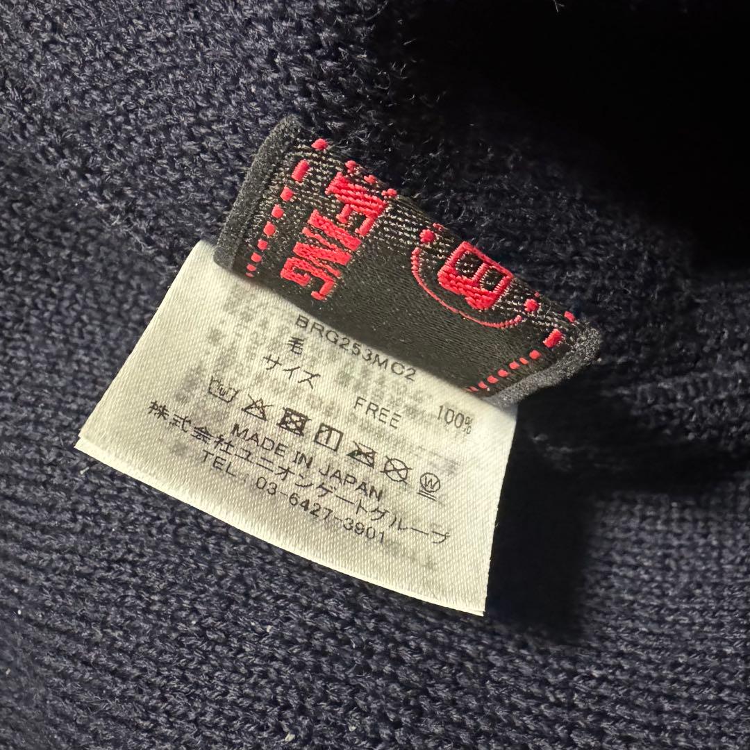 ブリーフィングゴルフ｜WR WOOL KNIT WORK CAP｜ネイビー