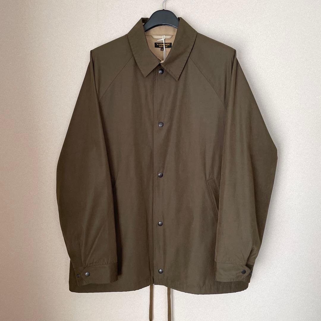A Vontade Coaches Jacket オリーブLサイズ チンスト付き