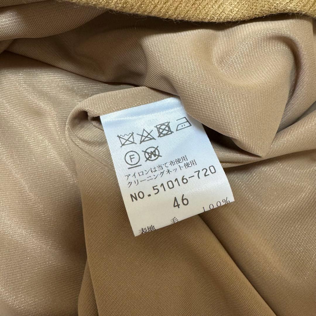 【ローズティアラ】美品 大きいサイズ 46ワンピース チュニック リボン ウール