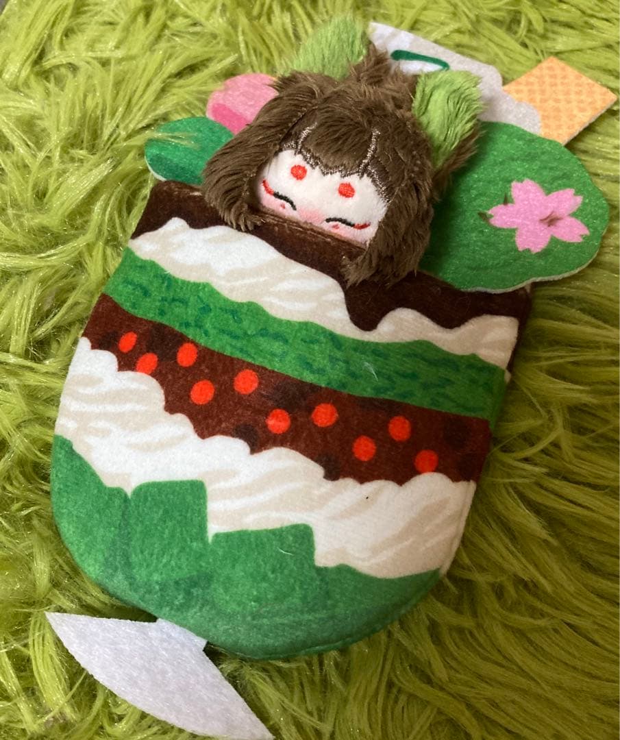 自作ぬいぐるみ・抹茶パフェの子