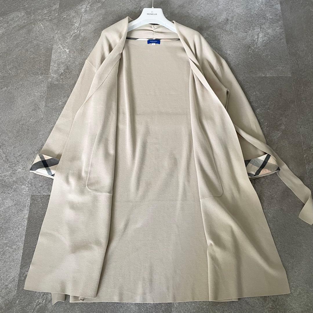 美品★ブルーレーベル　クレストブリッジ　ロング　ニット　カーディガン　38