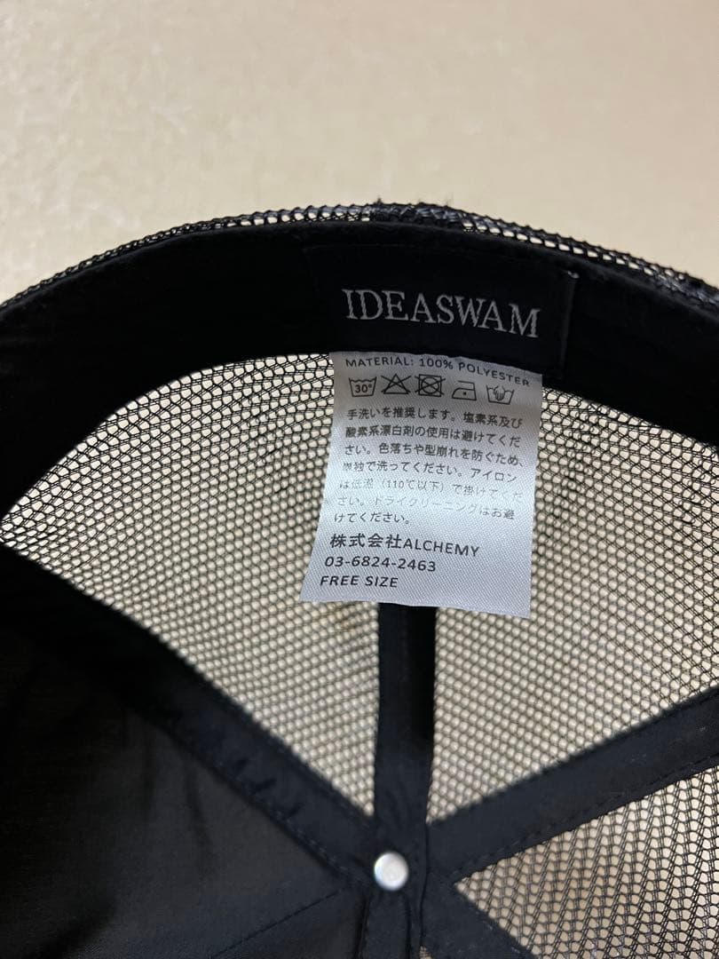 IDEASWAM キャップ　yellow