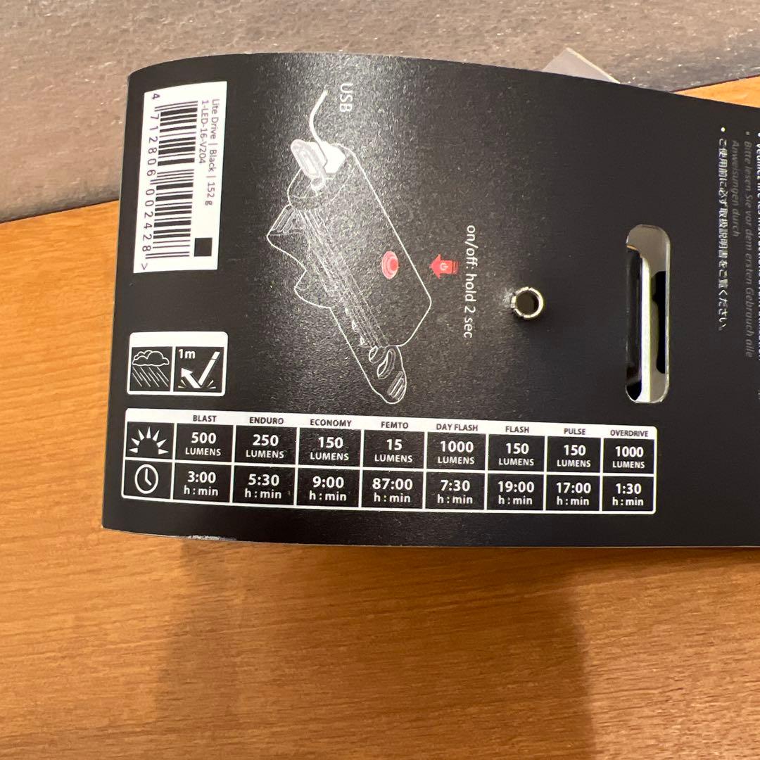LEZYNE Lite Drive 1000 USB充電式ライト