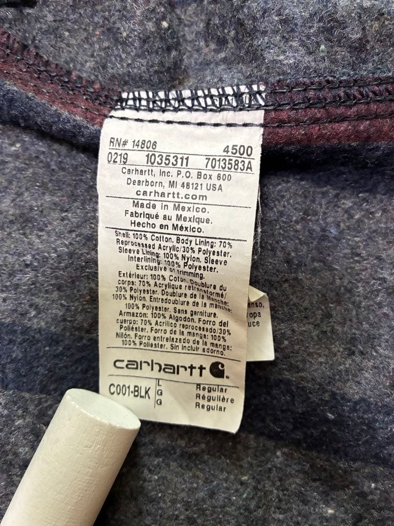 carhartt チョアコート L メキシコ製　ブラック
