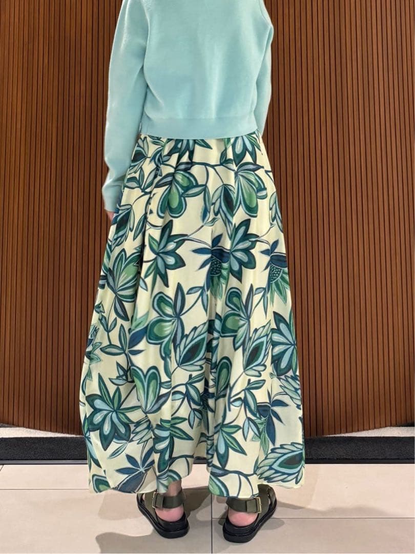 CABaN コットンカシミヤ クルーネックカーディガン