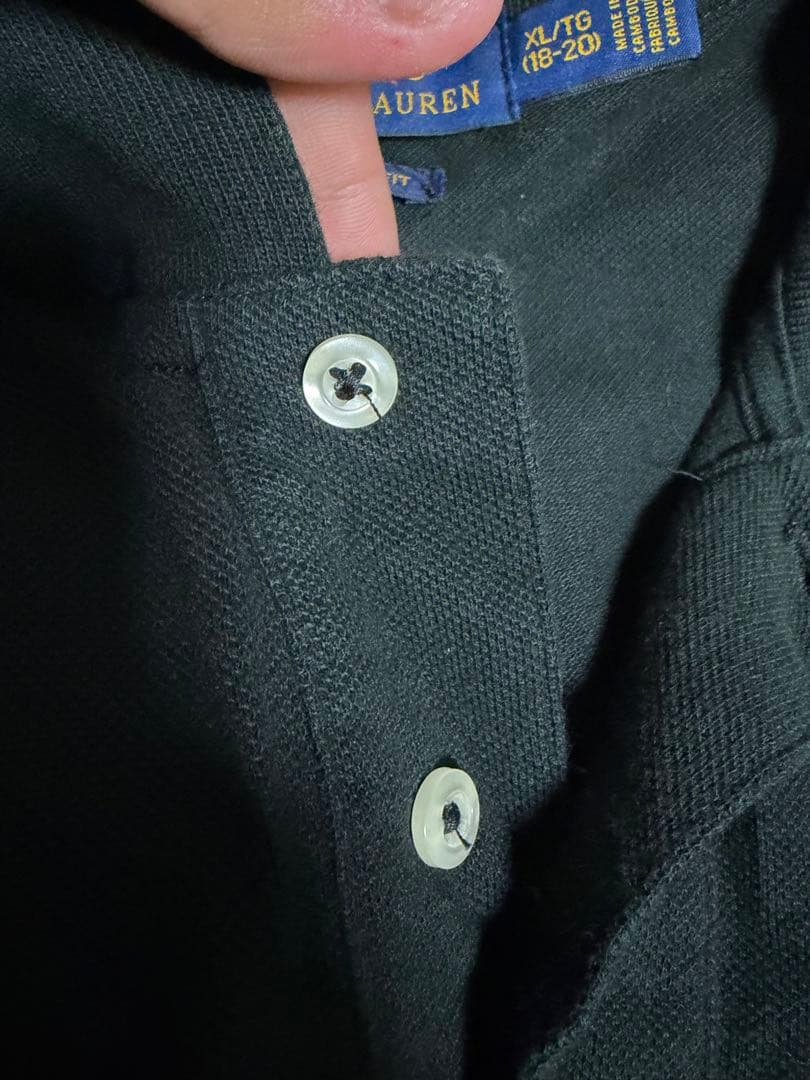 金*生様 00s polo Ralph Laurenビッグポニー ブラックxl