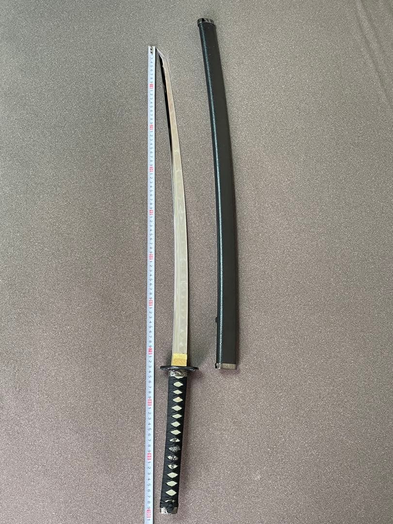 模造刀 日本刀風 無銘 全長105cm 刃渡り69cm 亜鉛合金 インテリア
