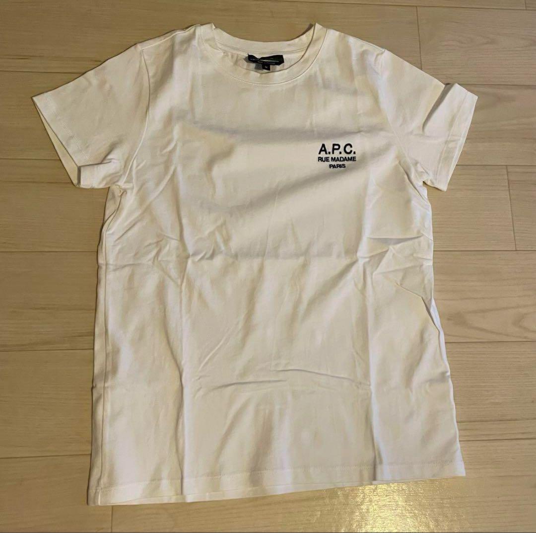 A.P.C 刺繍ロゴT Mサイズ　RUEMADAME PARIS