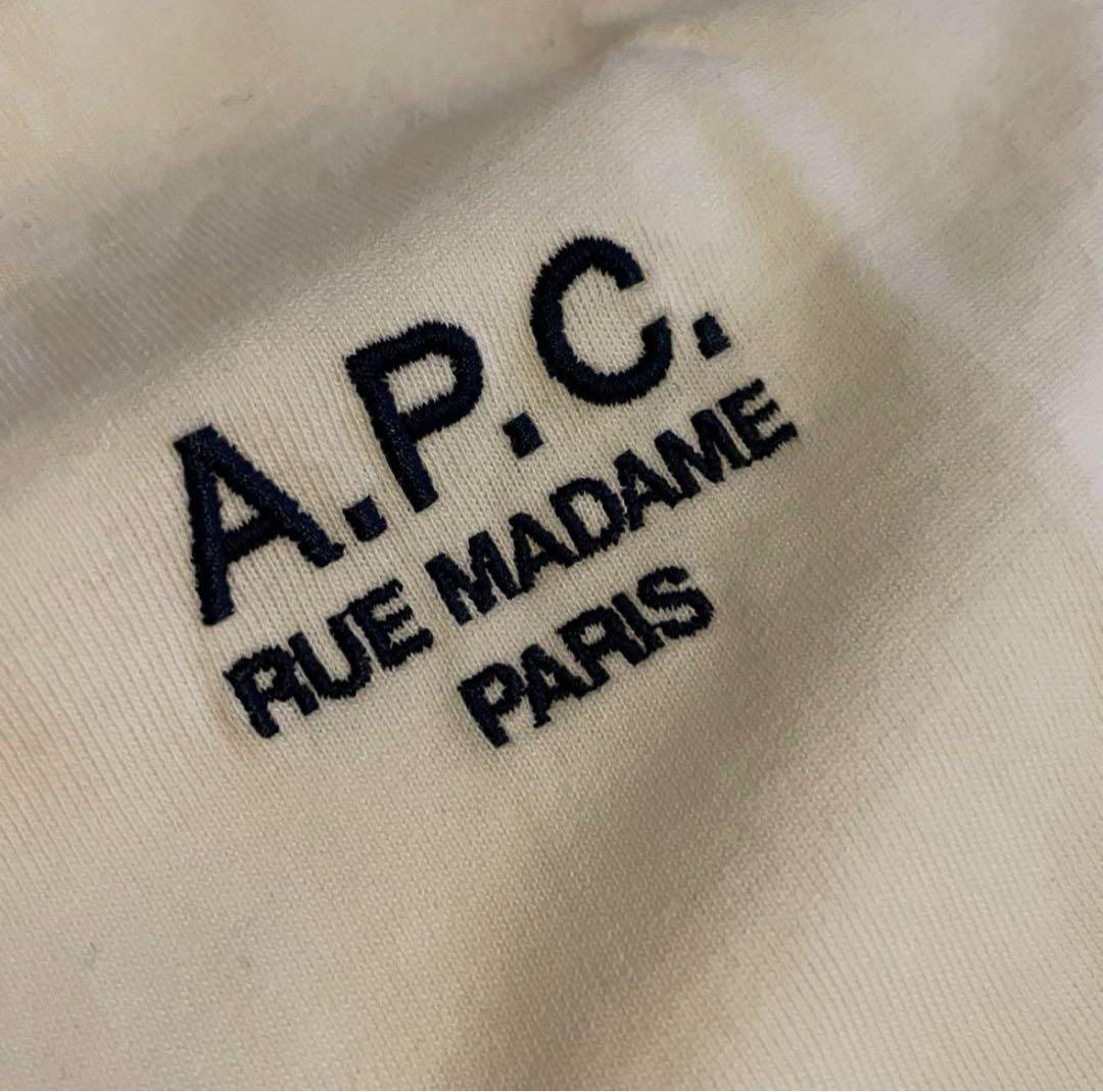 A.P.C 刺繍ロゴT Mサイズ　RUEMADAME PARIS
