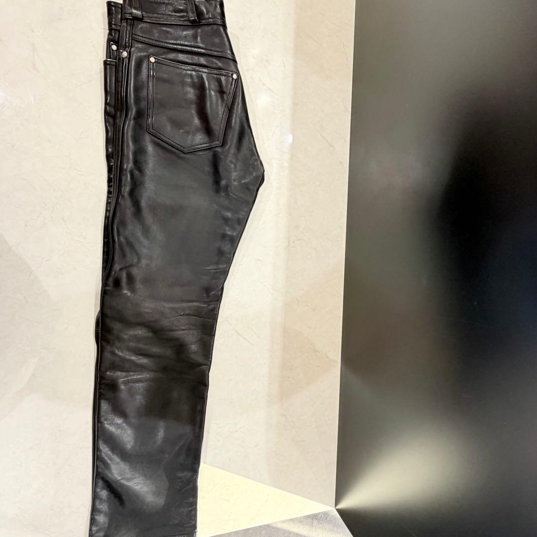 Harley-Davidson ハーレーダビッドソン　牛革　レザーパンツ　黒