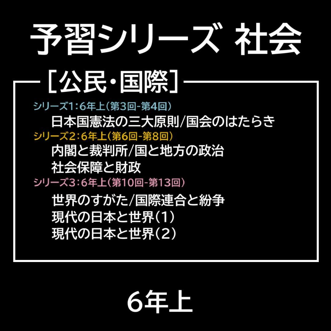 カット済☆決定版【中学受験】予習シリーズ社会 [公民] 暗記カード 早稲アカb
