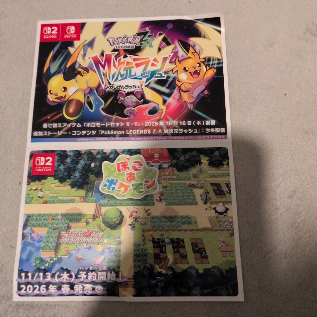 NintendoSwitch新作ポケモンレジェンズ特典付き新品未使用