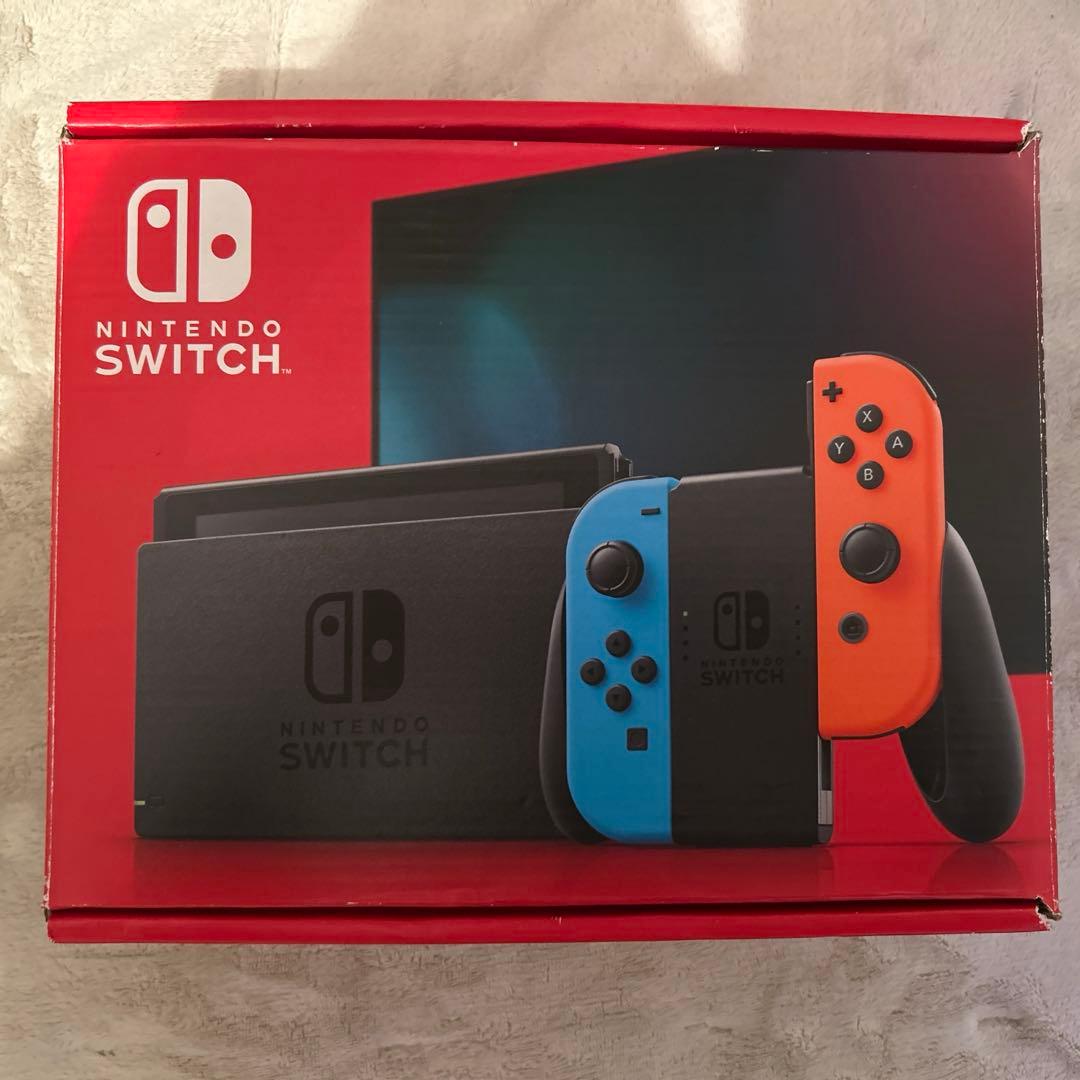 Nintendo Switch 本体 Joy-Con 青/赤　※SDカードおまけ