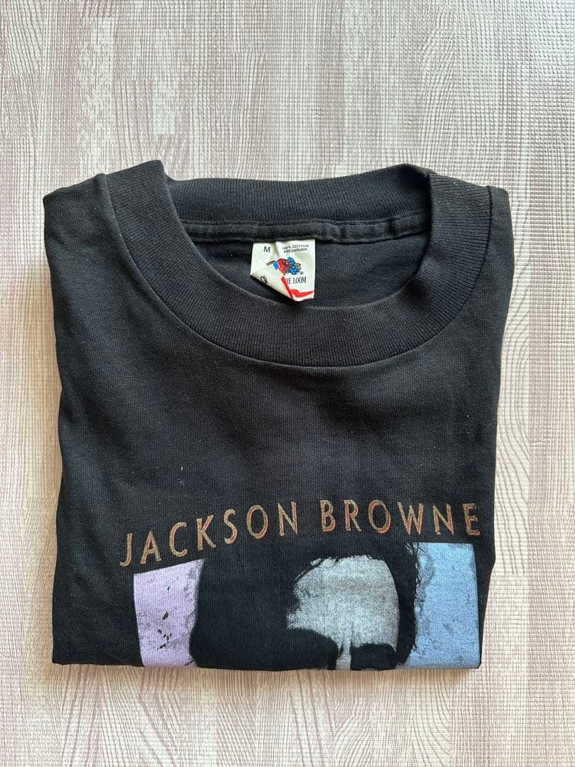 大特価　ジャクソンブラウンJapanTour 1989サイン入りＴシャツ