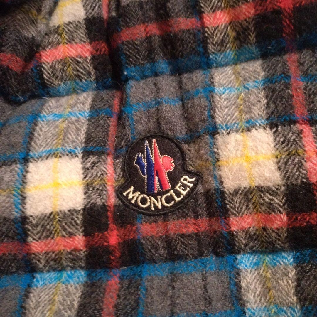 MONCLER チェック柄 フリースベスト