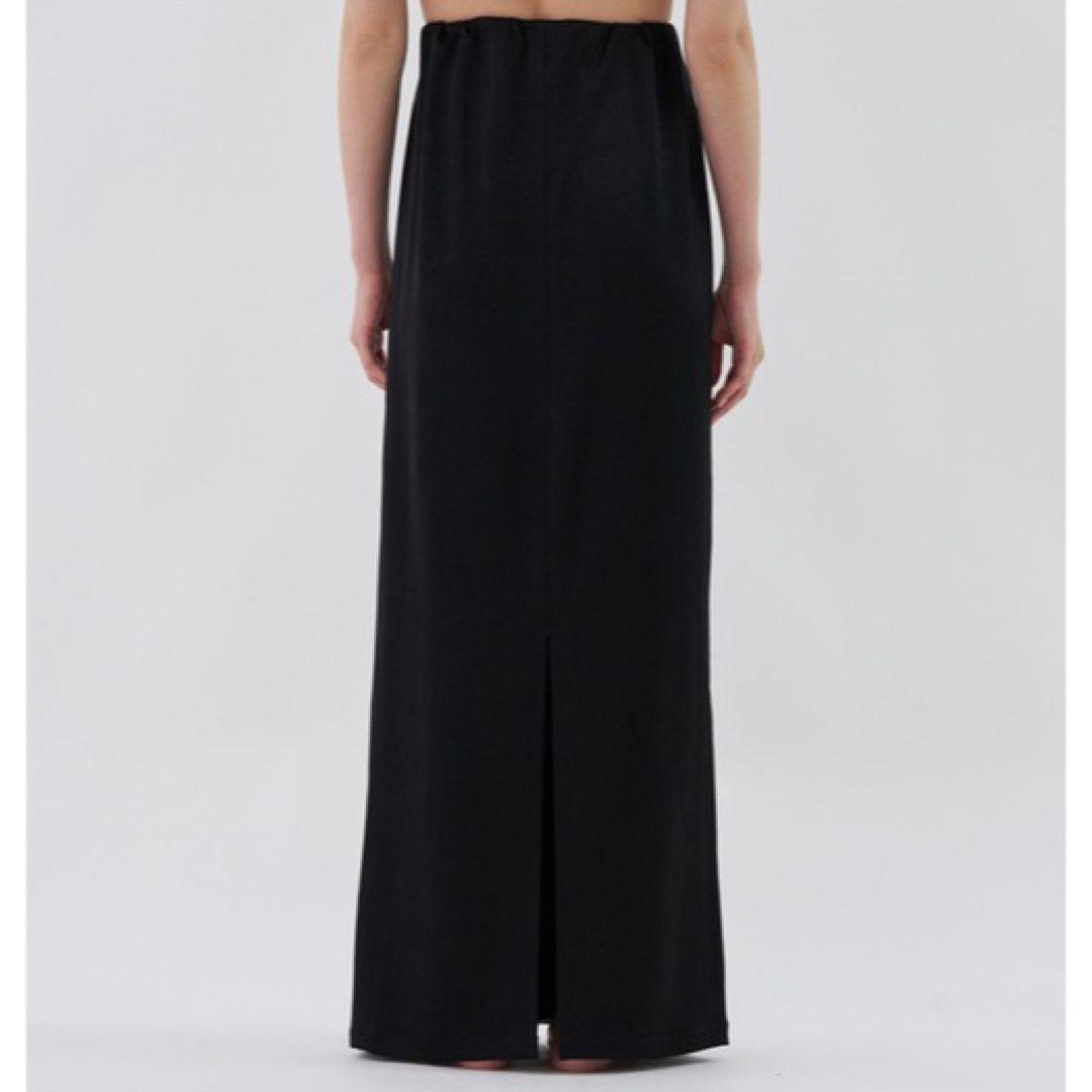 スカート ENOF ace long skirt black02