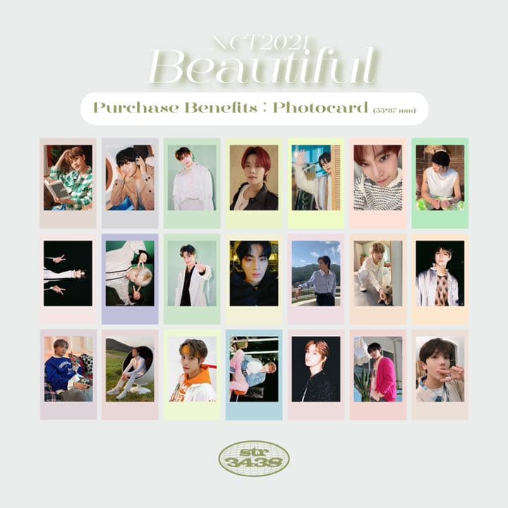 【220125sc】NCT Beautiful ソンチャン ビーズ トレカ