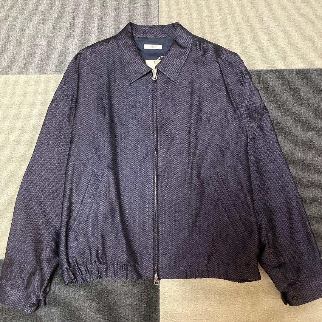 LIDNM JACQUARD ZIP BLOUSONジャガード ブルゾン