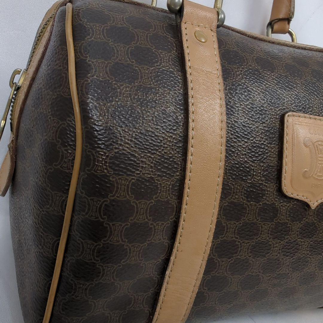 CELINE セリーヌ マカダム ミニ ボストンバッグ ハンドバッグ