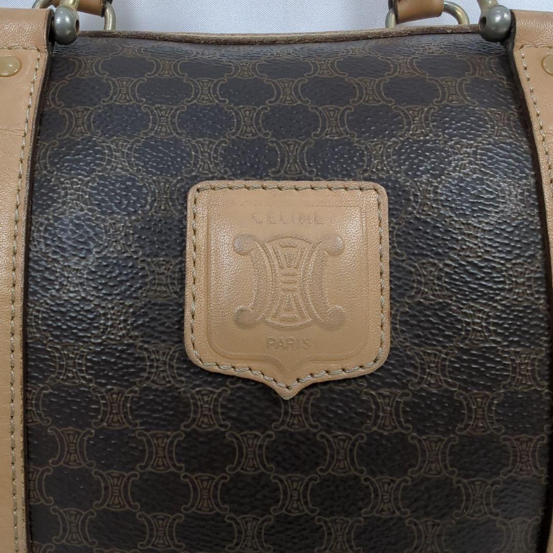 CELINE セリーヌ マカダム ミニ ボストンバッグ ハンドバッグ