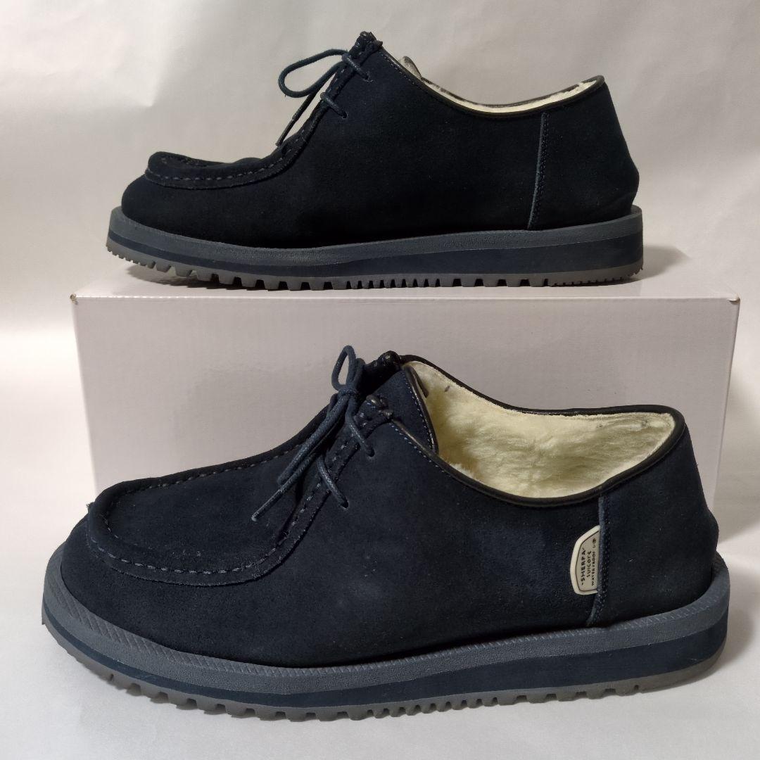 SUICOKE スイコック　チロリアンシューズ　ネイビー