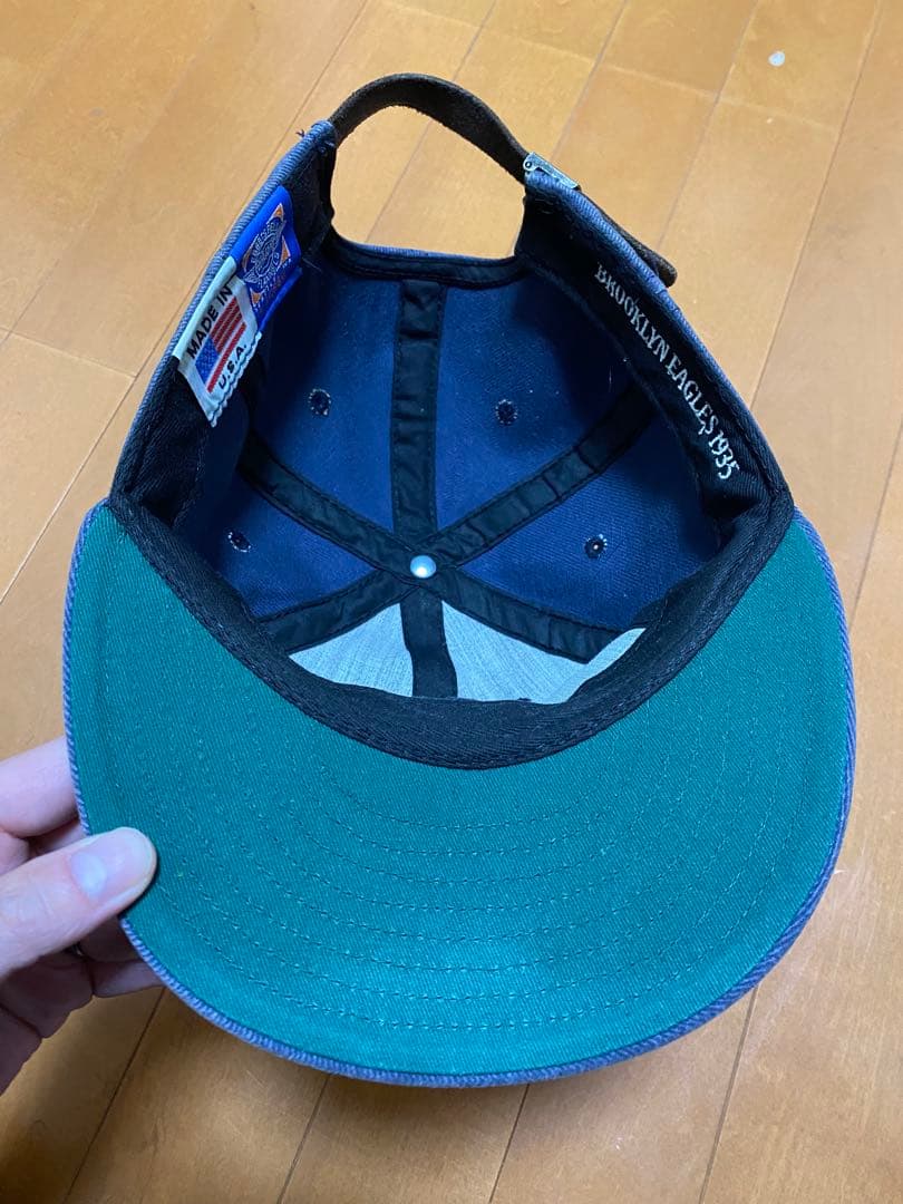 エベッツフィールド × jcrew NYロゴ刺繍 ベースボールキャップ
