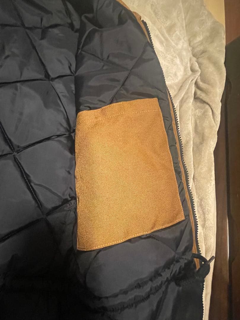 Carhartt ジャケット　ブラウン　未使用　キルティング　ダブルジップ