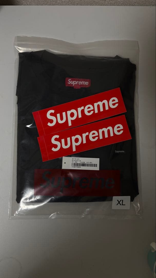 【美品】Supreme Small Box Tee BlackサイズXL