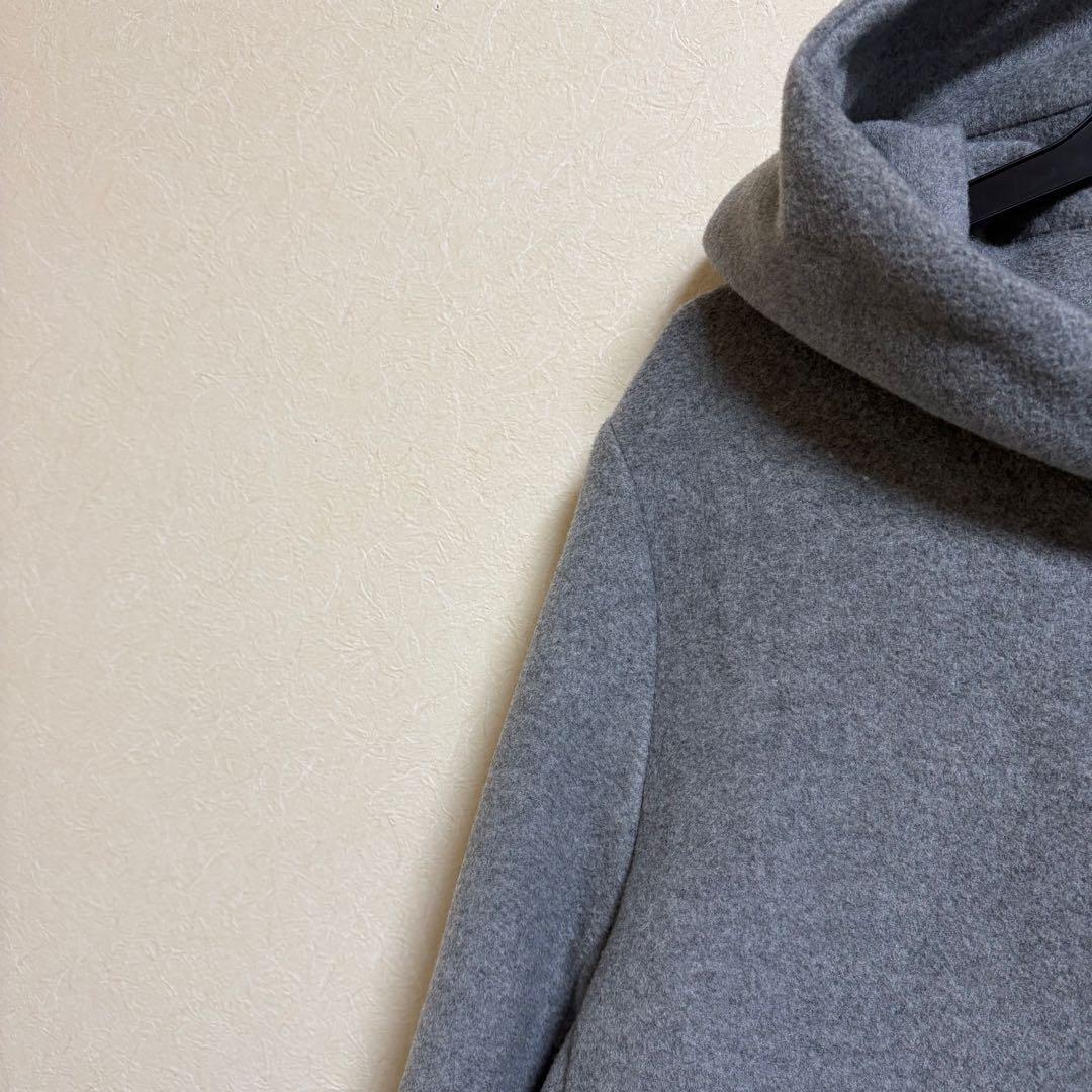 UNTITLED ションヘルウールフーデットコート 大きいサイズ 48