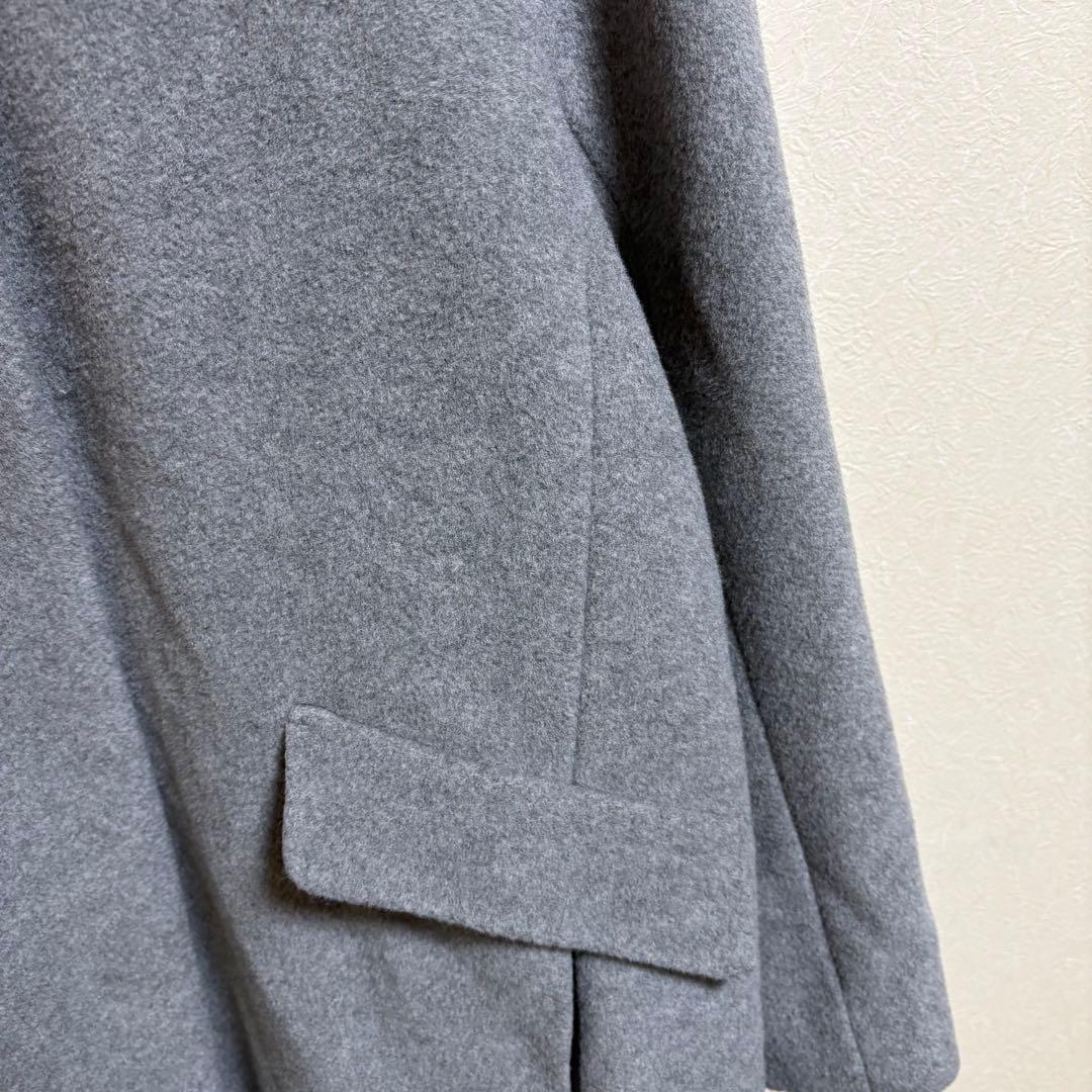 UNTITLED ションヘルウールフーデットコート 大きいサイズ 48