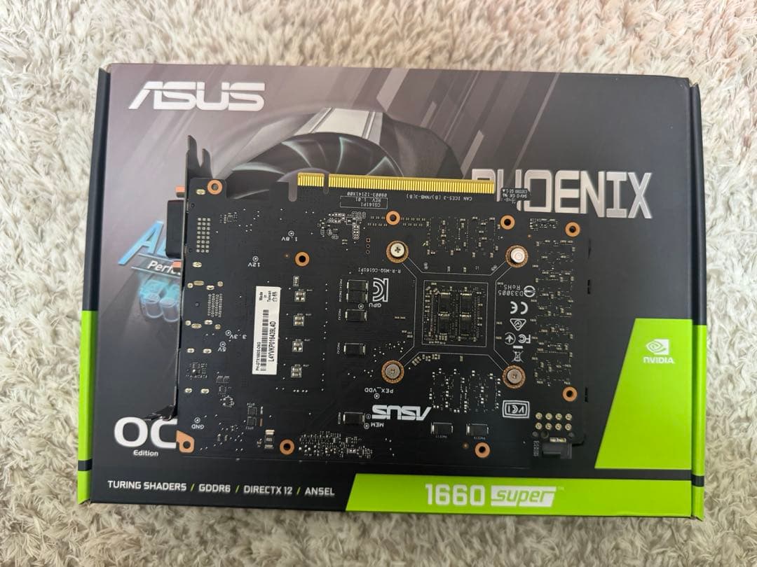 グラフィックボード・グラボ・ビデオカード ASUS Phoenix GeForce GTX 1660 SUPER