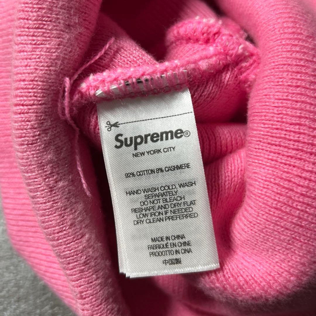 Supreme Big Logo Beanie pink ピンク