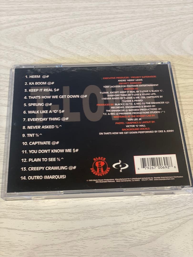 【目玉商品】T-LOWE KEEP IT REAL g-rap マニア必見