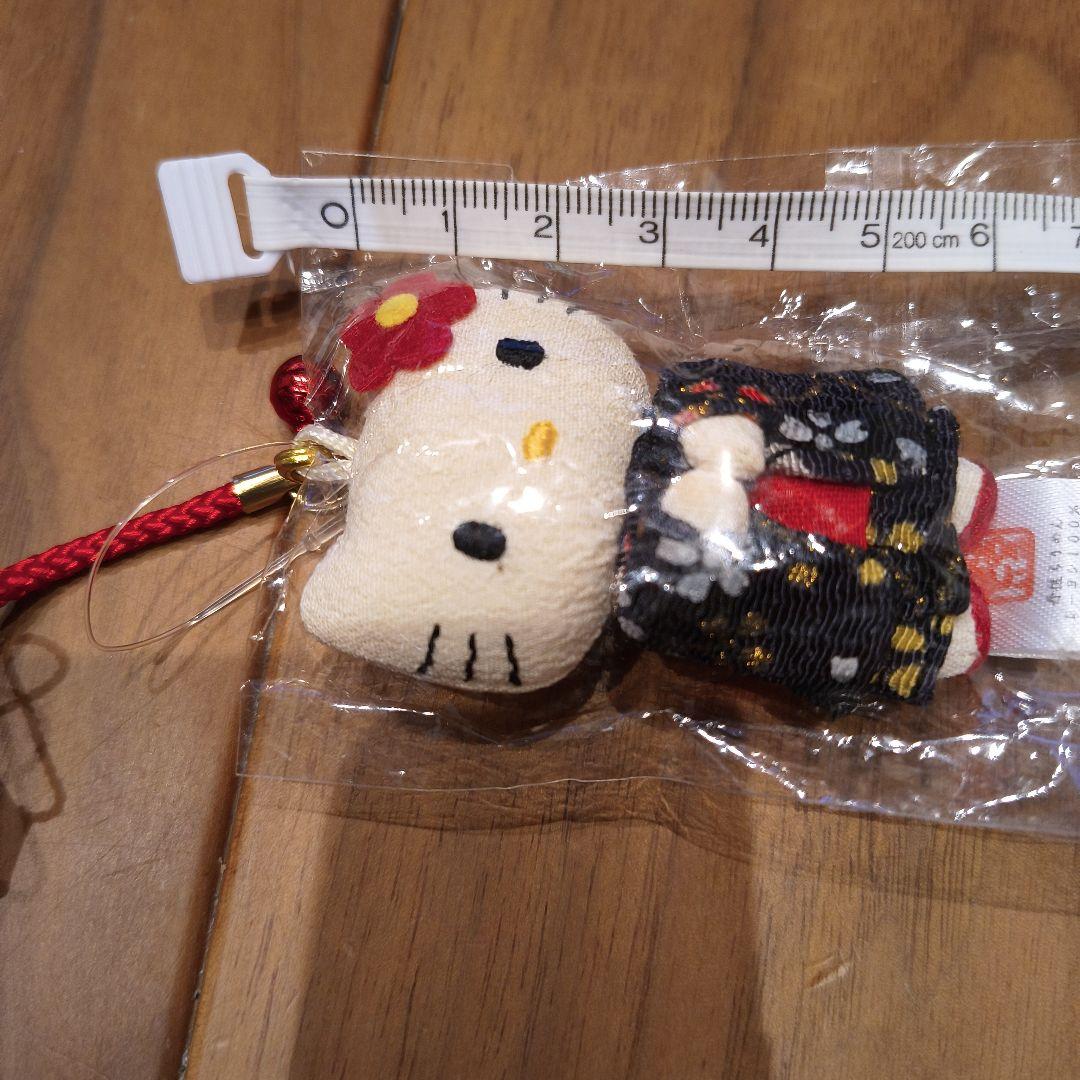 着物キティちゃん ヴィンテージ ご当地キティ ハローキティきもの根付 ストラップ