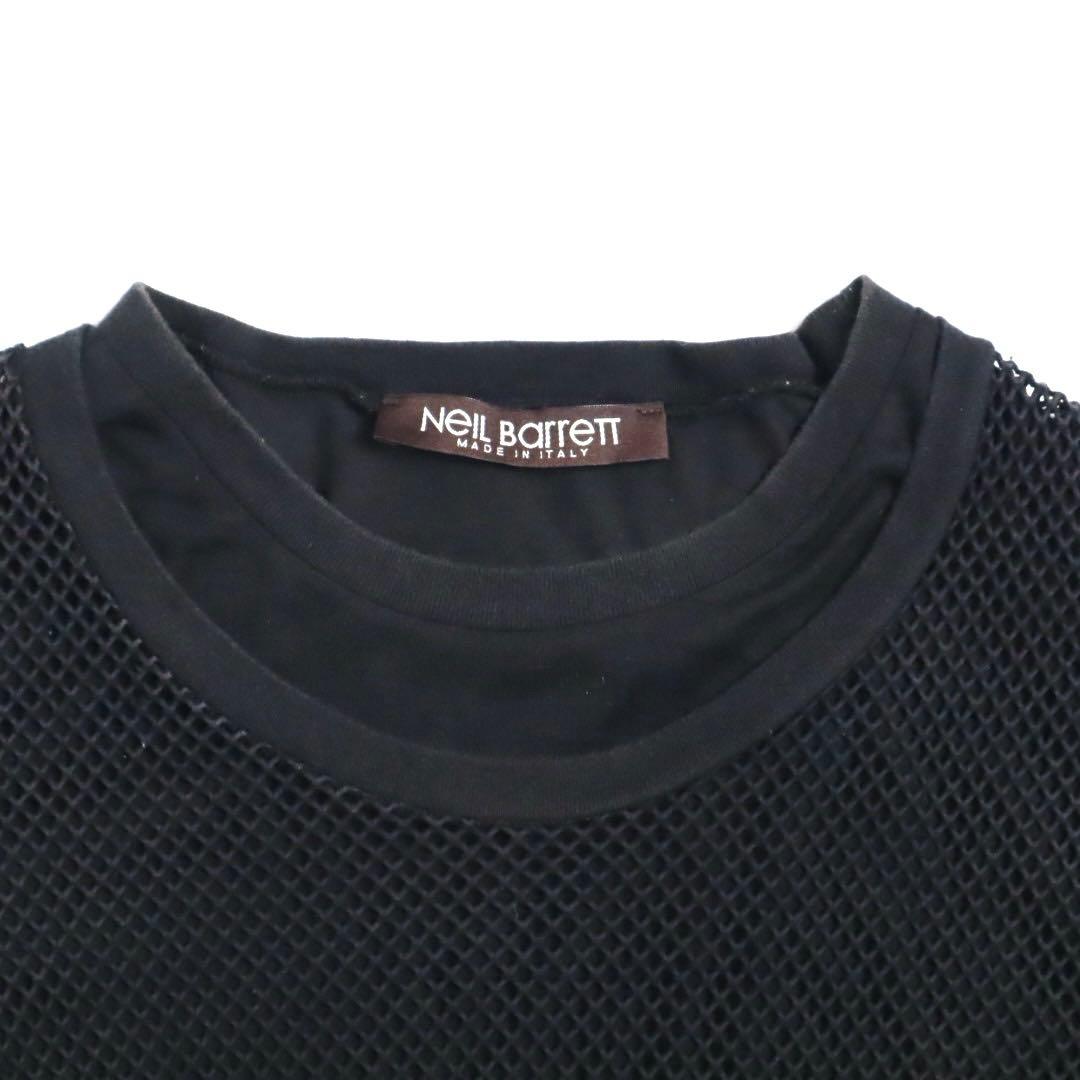 neil barrett archive メッシュレイヤードTシャツ