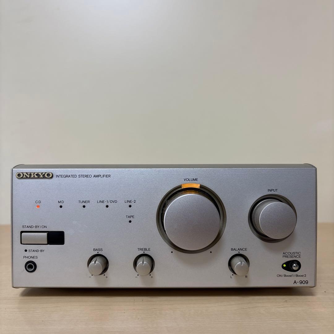 ONKYOインテグレーテッド　ステレオアンプ A-909