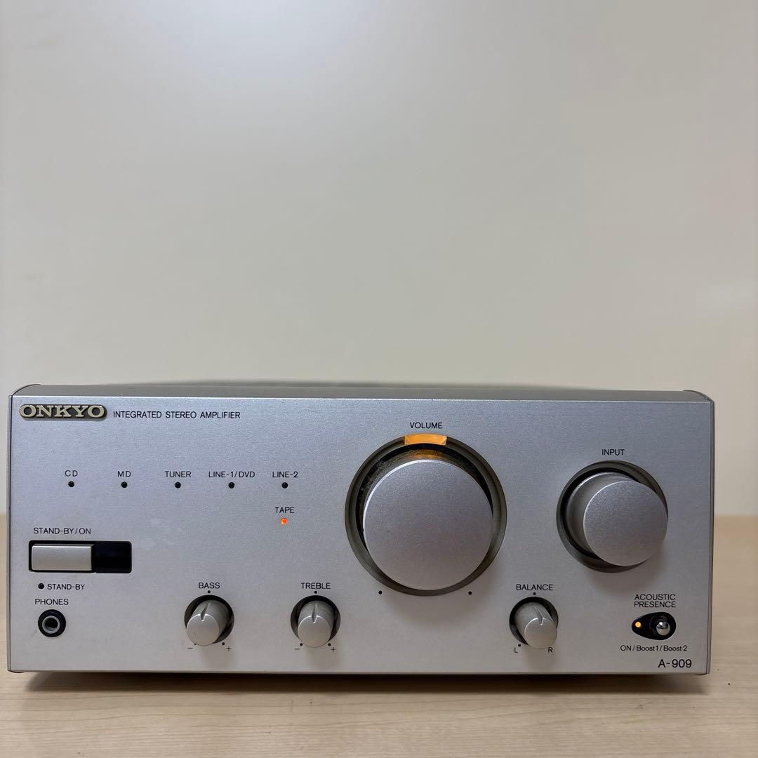 ONKYOインテグレーテッド　ステレオアンプ A-909