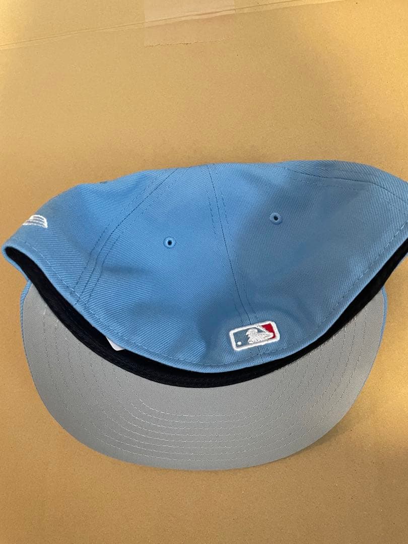 帽子 supreme MLB TEAMS BOX NEW ERA blue 7 1/2