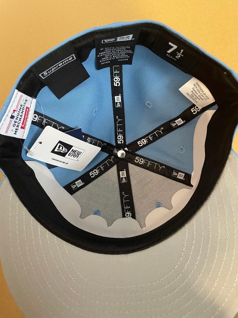 帽子 supreme MLB TEAMS BOX NEW ERA blue 7 1/2