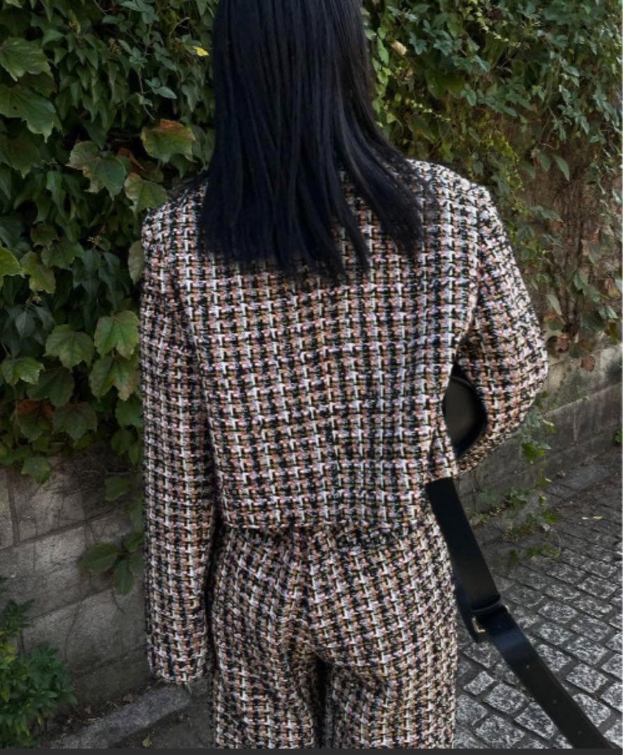 【最安値完売品】セットPLAYFUL TWEED JACKET 　Sサイズ