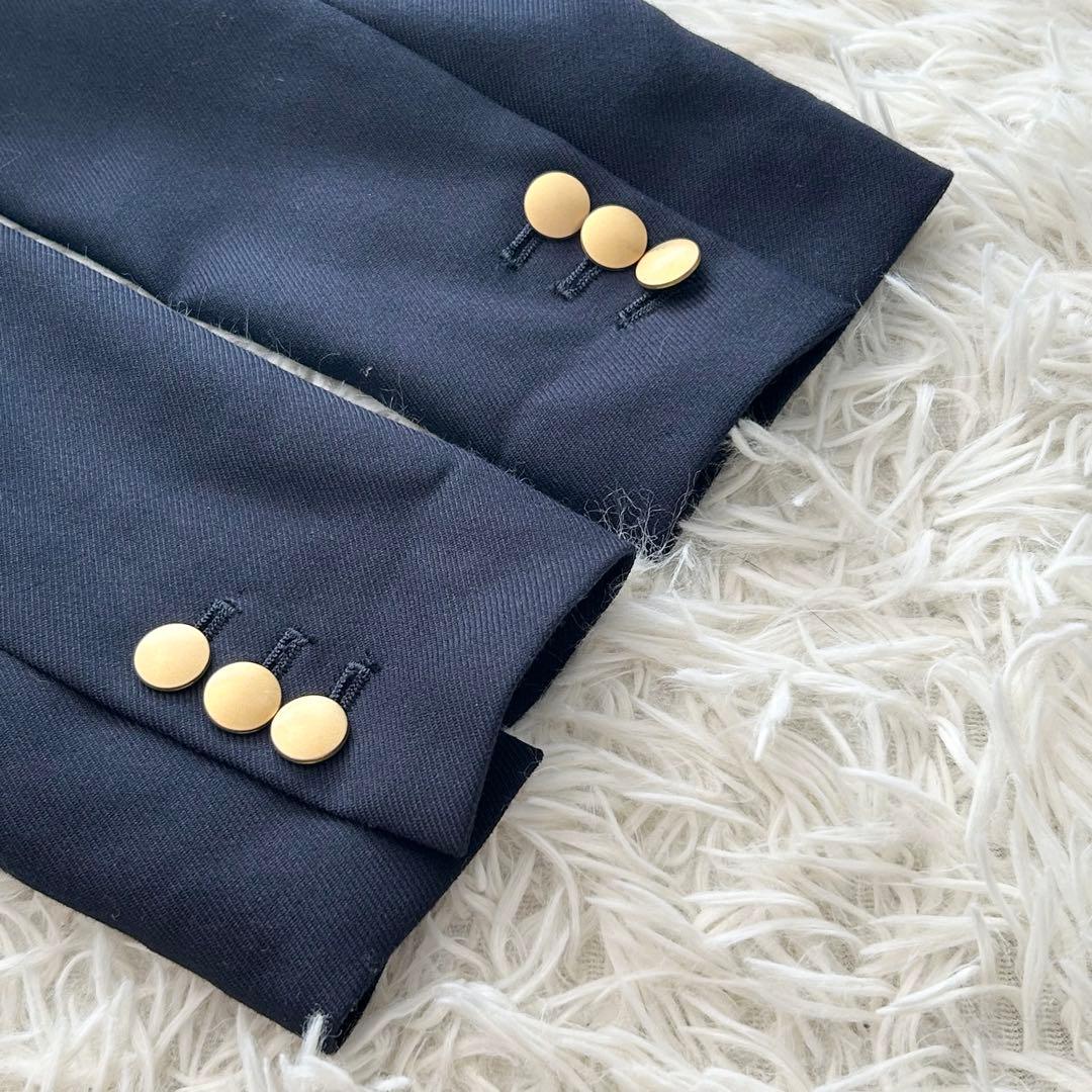 ✨美品✨ スピックアンドスパン 近年モデル ミラノツイルピークドカラージャケット