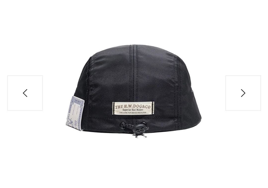 【新作】【新品】HW DOG ジェットキャップ Black