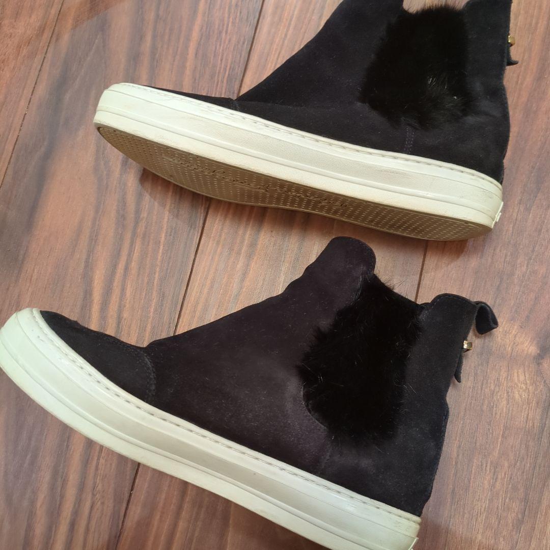 SALE！Ferragamoファースエードショートブーツ スニーカー