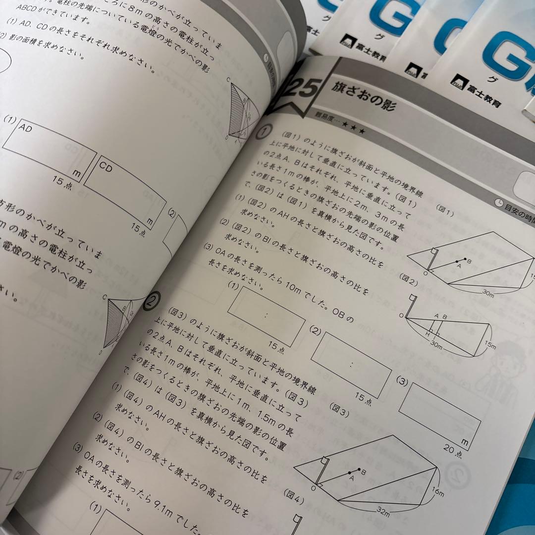 未使用 グノーブル　算数　6年　G脳　ワークアウト 全20冊