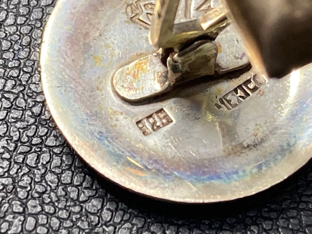 ヴィンテージ メキシコ製　カフス　刻印　925 14K