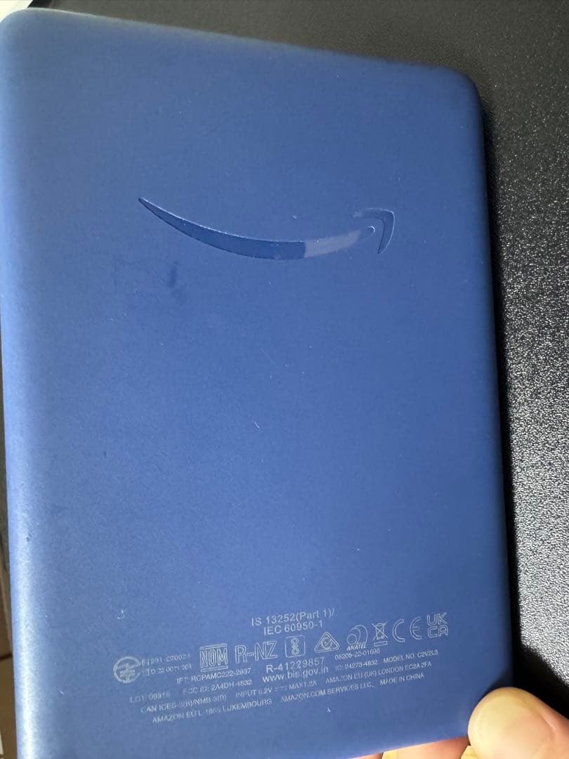 第11世代 kindle(16GB)6インチ 広告なし　デニムブルー