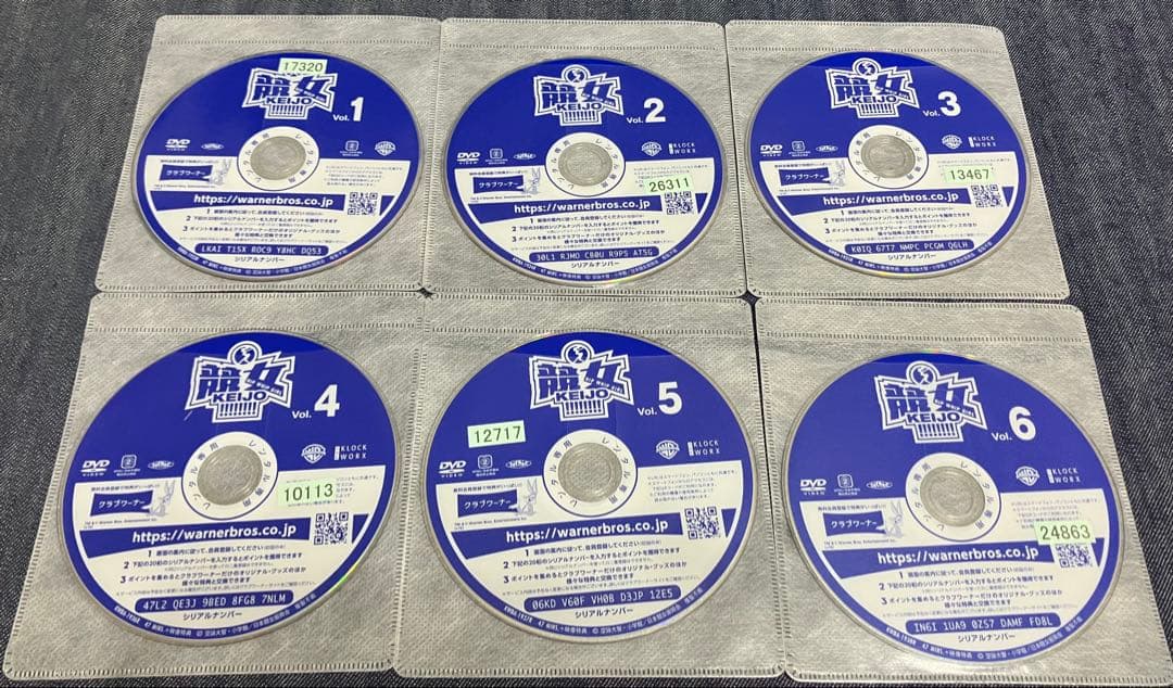 競女　KEIJO DVD 6巻セット