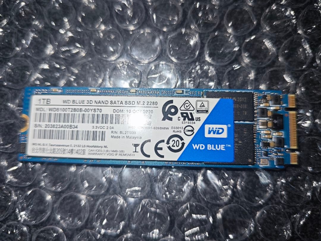 ア*ケ様 WD Blue M.2 SATA SSD 1TB