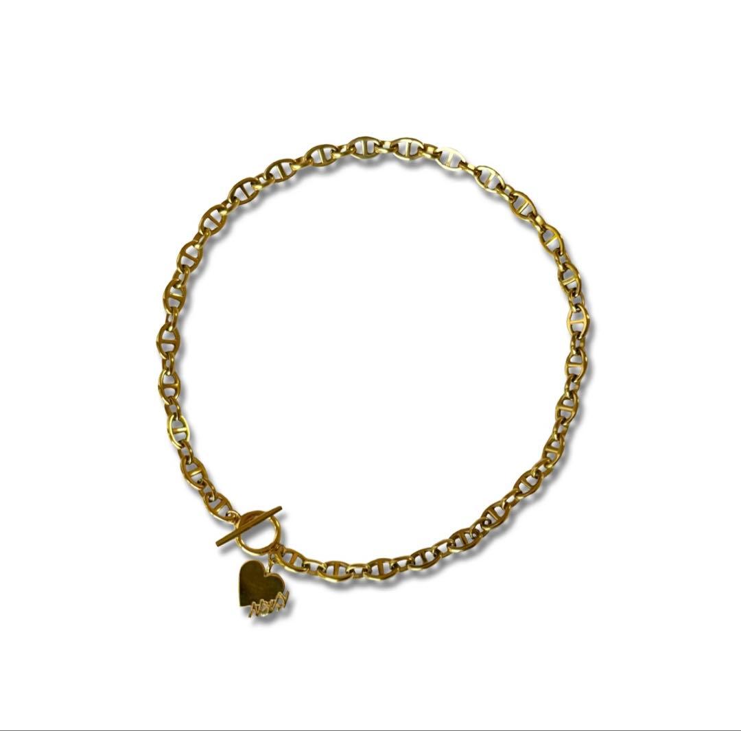 ゴールド　kaoyorinakami ❤︎KYRN necklace ネックレス