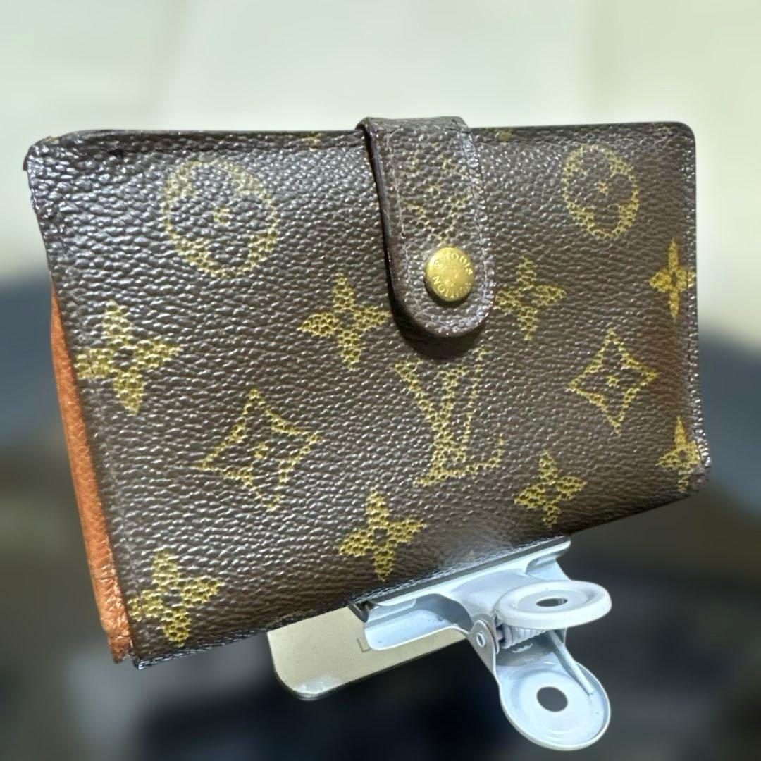 ④☆在庫SALE/良品 ♪モノグラム がま口 財布